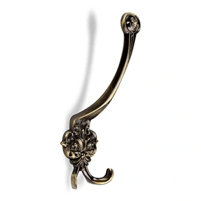 Abbildung von SO TECH® Garderobenhaken ESTELLE Breite 50 mm, Höhe 150 Tiefe 70 mm (1 St), formschön, stabil, Metall massiv