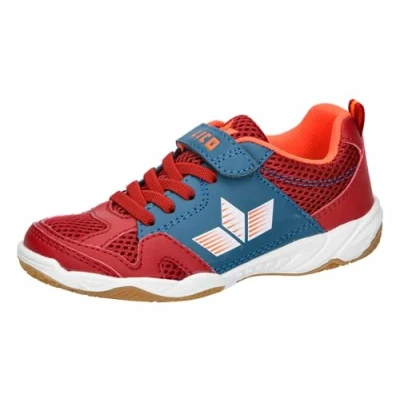 Abbildung von Lico Sport VS Hallenturnschuhe, Rot/Petrol/Orange, 34 EU