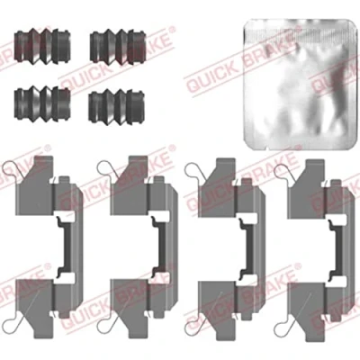 Abbildung von QUICK BRAKE 109 0111 Zubehörsatz, Scheibenbremsbelag NISSAN: NP300 Navara Pickup, NV200 / Evalia Bus, Kasten Kombi, RENAULT: Alaskan Pickup