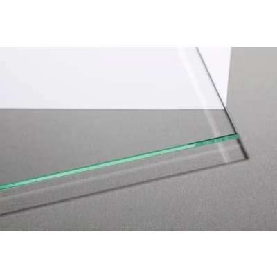 Abbildung von ESG Tischplatte nach Maß Individuell Anpassbare Glasplatte klar 4 mm Tischplatte, Küche Sicherheitsglas für Tischplatten, Möbelauflagen Made in Germany