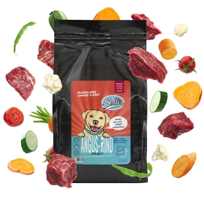 Abbildung von Sollis Trockenfutter Angus Rind Minis 2kg