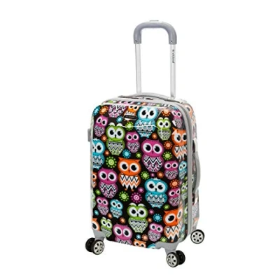 Abbildung von Rockland Vision Hartschalen Trolley, Eule, Carry On 20 Inch, Koffer