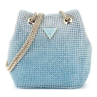 Abbildung von Guess Zalina Pouch Umhängetasche, Damen, Größe: One Size, Powder blue