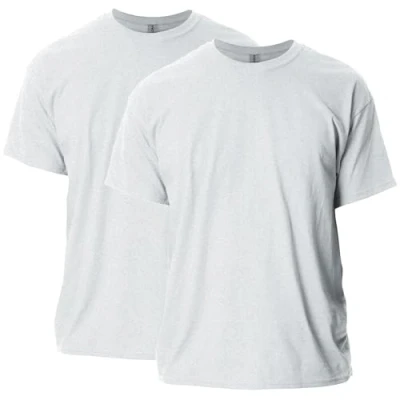 Abbildung von Gildan Unisex Erwachsene Ultra Cotton, Style G2000, Multipack T Shirt, Aschgrau (2er Pack), XXL
