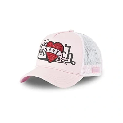 Abbildung von Von Dutch Kappe für Damen und Herren, Trucker Kappe, verstellbar, Rosa, One size