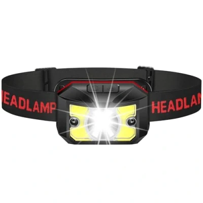 Abbildung von Winzwon USB Wiederaufladbare LED Stirnlampe Kopflampe, Wasserdicht Leichtgewichts Mini stirnlampen Perfekt fürs Laufen, Joggen, Angeln, Campen, für Kinder und mehr, WZ6520FR