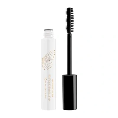 Abbildung von Max Factor Masterpiece Divine Brow Lamination Gel, Augenbrauengel mit pflegender Gel Wachs Formel für professionelle Looks, Fb. 001 Clear