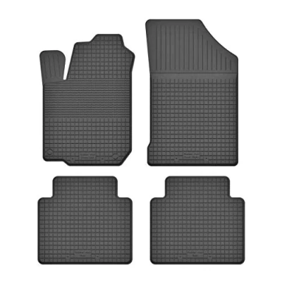 Abbildung von Gummimatten Fußmatten 1.5 cm Rand kompatibel mit Lancia MUSA (Bj. 2004 2012) ideal angepasst 4 Teile EIN Set