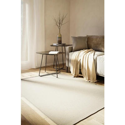 Abbildung von Myflair Möbel &amp; Accessoires Wollteppich &quot;Wooly Dream 1&quot;, rechteckig, handgewebter Wendeteppich, Uni Farben, reine Wolle, Wohnzimmer