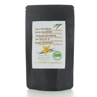 Abbildung von Bourbon Vanilleschoten 14 16 cm aus Madagaskar, Grade A Top Gourmet Qualität, ganze Schoten, 5 100 Stück (14 16cm, 100, stück)