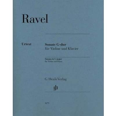 Abbildung von Violinsonate G Dur: Besetzung: Violine und Klavier (G. Henle Urtext Ausgabe)