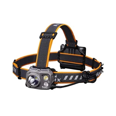 Abbildung von FENIX Unisex Adult Hp16r Rechargeable Li po/Aa Powered Outdoor Headlamp Stirnlampe, Black, 16R