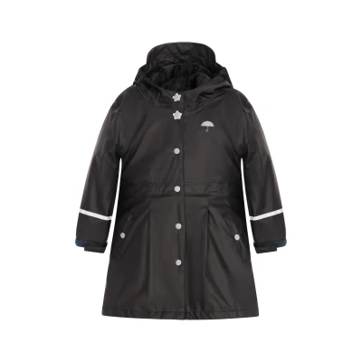 Abbildung von SCHMUDDELWEDDA Regenmantel aus recyceltem Polyester 122 / Schwarz 100% (recycelt)