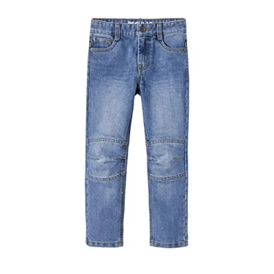 Abbildung von Vertbaudet Die,Unverwüstliche, robuste Jungen Straight Jeans,waterless, Hüftweite Slim