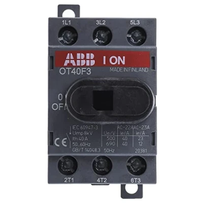Abbildung von ABB STOTZ KONTAKT Lasttrennschalter OT40F3 (1SCA104902R1001)