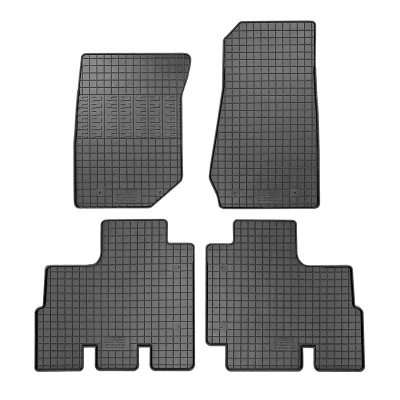 Abbildung von AutoStyle CK RJE04 Fußmattensatz Vollgummi vorne und hinten 4 schwarz