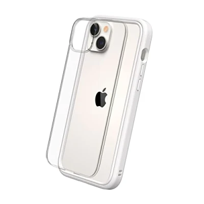 Abbildung von RhinoShield Modulares Case kompatibel mit [iPhone 14 Plus] Mod NX Anpassbare &amp; stoßdämpfende Schutzhülle im schlanken Design 3.5 Meter Fallschutz Weiß