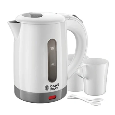 Abbildung von RUSSELL HOBBS Reise Wasserkocher Travel Kettle 23840 70 Spannungsanpassung 1000W, 0.85 l, 1000 W