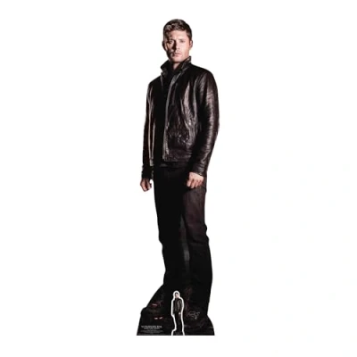 Abbildung von Star Einbauöffnungen Dean Winchester Hunter Supernatural Life Größe Pappe mit Mini Tisch Top, Multi Farbe