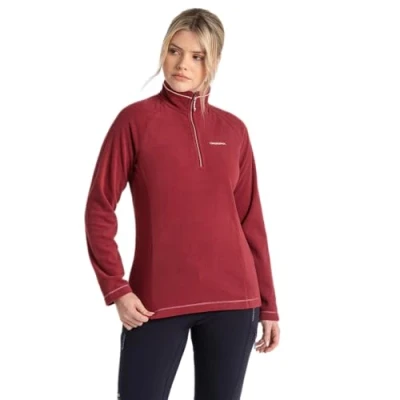 Abbildung von Craghoppers Damen Miska Vi Half Zip Fleece, Maulbeermarmelade, 34