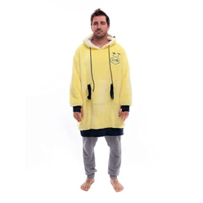 Abbildung von ALLIN Unisex Poncho Plaid, Dark Yellow, XS M