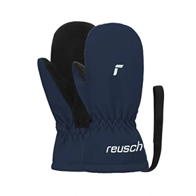 Abbildung von Reusch Baby Jungen AKI Fäustling extra atmungsaktiv Winddicht Skihandschuhe Alltagshandschuhe Schnee Schlittenfahren Babyhandschuhe Winter Handschuhe, blau, II