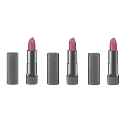 Abbildung von Manhattan All In One Matte Lippenstift, Matter Lipstick für definierte Lippen und ein langanhaltendes satin mattes Finish, Farbe Mauve Fusion 705, 1 x 4 g