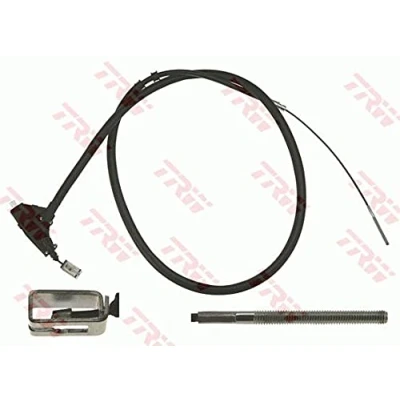 Abbildung von TRW GCH542 Handbremsseil 2145, 1675 Scheibenbremse PEUGEOT: 607 Limousine