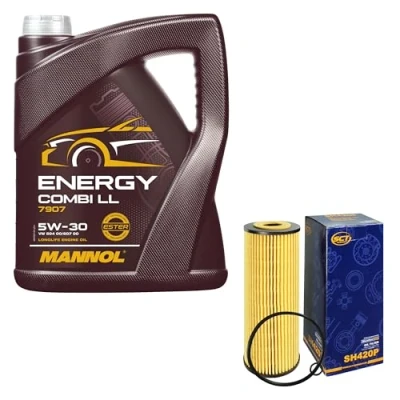 Abbildung von Ölwechsel Set 5L MANNOL Energy Combi LL 5W 30 + SCT Ölfilter Service 10164410