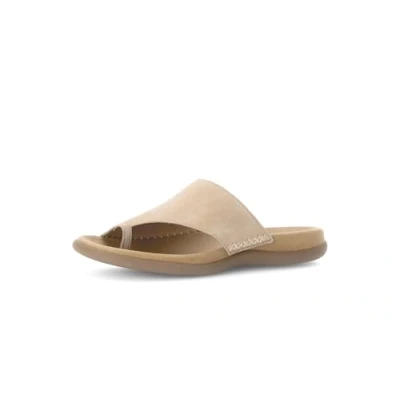 Abbildung von Gabor Zehentrenner Zehentrenner, Damen, Größe: 39, Beige Schuhe