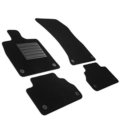 Abbildung von MDM SP 7236 Fußmatten Velours Autoteppich passend für Audi Q5 II (FY) 01.2017&gt; (nicht TFSI), black
