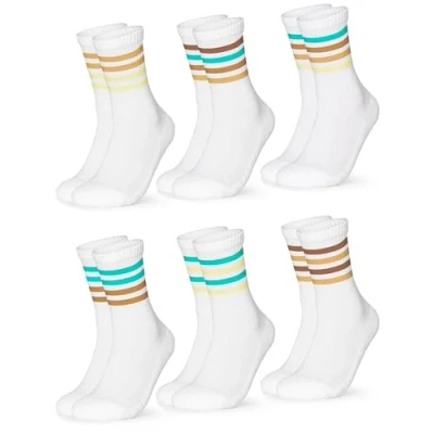 Abbildung von Occulto 6 PACK Socken, Herren, Größe: 39 42, Orange türkis mix