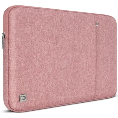Abbildung von DOMISO 13.3 Zoll Wasserdicht Laptop Tasche Sleeve Case Notebook Hülle Schutzhülle für 13&quot; MacBook Air/13.3&quot; ThinkPad L390 Yoga X380 Yoga/13.9&quot; Lenovo C930 GLASS/14 HP EliteBook 840 G5,Rosa