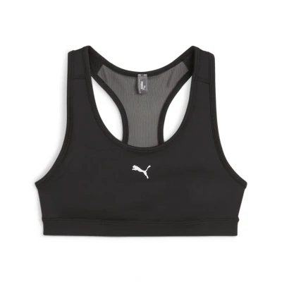 Abbildung von Puma Keeps BRA Sportbh mit mittlerer Stützkraft, Damen, Größe: XS, Black