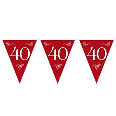 Abbildung von Jubiläumsflagge 40 Jahre 10 mtr Pro Einheit