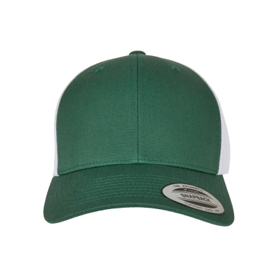 Abbildung von Flexfit Trucker Retro 2 TONE Cap, Größe: One Size, Evergreen white