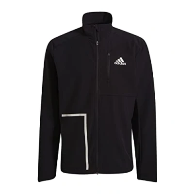 Abbildung von adidas Performance OWN THE RUN Laufjacke, Herren, Größe: Small, Black