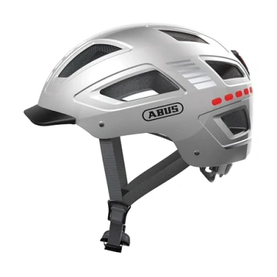 Abbildung von ABUS Unisex, Fahrradhelm, Silber (Signal Silver), XL (58 63 cm​)