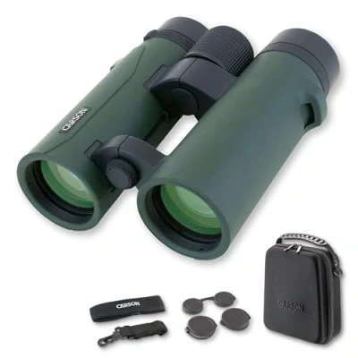 Abbildung von Carson RD Full Size Fernglas, 10x42mm, Doppelstegdesign, wasserdicht, robust, beschlagfrei (RD 042)