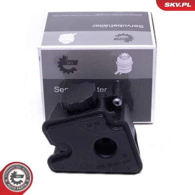 Abbildung von ESEN SKV 61SKV904 Ausgleichsbehälter, Hydrauliköl Servolenkung mit Abdeckung MERCEDES BENZ: CLS Coupe, E Klasse Limousine, T modell