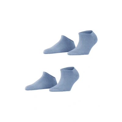 Abbildung von ESPRIT Damen Sneakersocken Uni Multipack W Sn Baumwolle kurz einfarbig 2 Paar, Blau Jeans 6458, 35 38