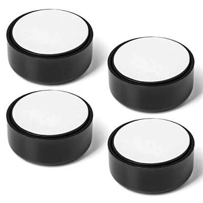 Abbildung von SO TECH® Möbelfuß 4er Set GOLF Möbelgleiter schwarz verstellbar, Gleitfuss Sofafuss Sockelfuss