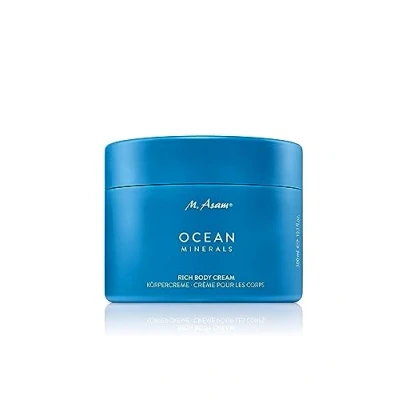 Abbildung von M. Asam OCEAN MINERALS Rich Body Cream (300 ml) Körpercreme für mehr Hautfestigkeit &amp; Elastizität, regeneriert die Haut mit maritimen Wirkstoffen, Sheabutter pflegt spendet Feuchtigkeit