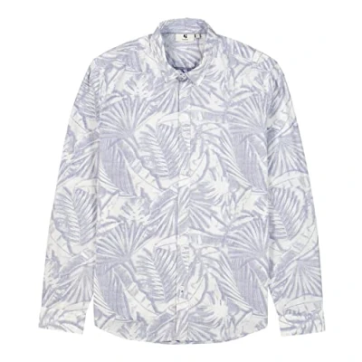 Abbildung von Garcia Herren Shirt Long Sleeve Hemd, White, 3XL