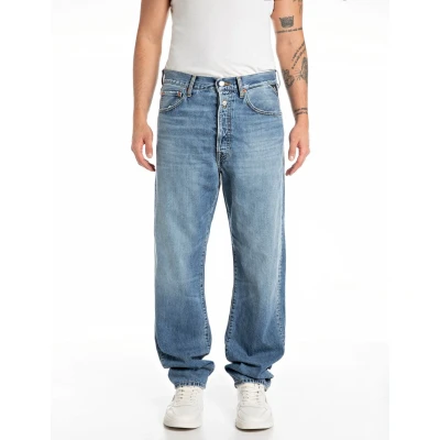 Abbildung von Replay Pants Jeans Relaxed Fit, Herren, Größe: 30x32, Medium blue
