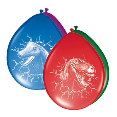 Abbildung von Dinosaurier Luftballons Dino Party 30cm 6 Stück