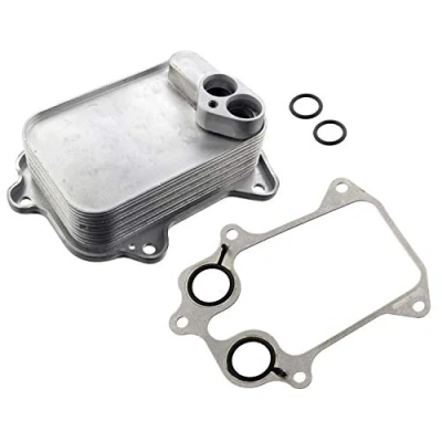 Abbildung von FEBI BILSTEIN 103299 Ölkühler mit Dichtungen VOLKSWAGEN: Golf 5 Schrägheck, Eos, Passat B6 Variant, SKODA: Octavia 2 Combi, Yeti, Fabia Combi