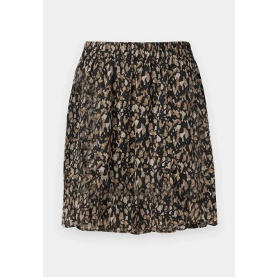 Abbildung von VILA Vifalia Short Skirt Alinienrock, Damen, Größe: 40, Black hazel
