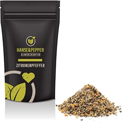 Abbildung von 100g Zitronenpfeffer fruchtige Schärfe natürlich vom Hanse&amp;Pepper Gewürzkontor