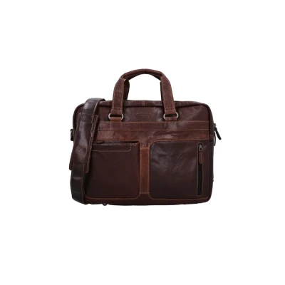 Abbildung von Gusti Leder Ripley Notebooktasche, Größe: One Size, Dunkelbraun